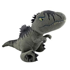Jurassic World Dominion Gigantosaurus Plush Gray 14"‎ Pre-Owned